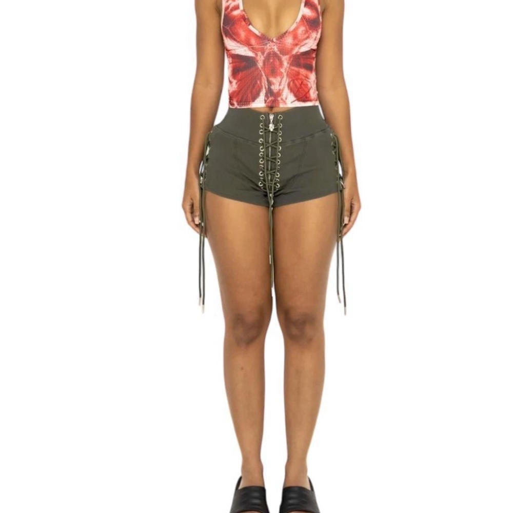 Tordrobes ARMY STONE-WASHED SHORTS